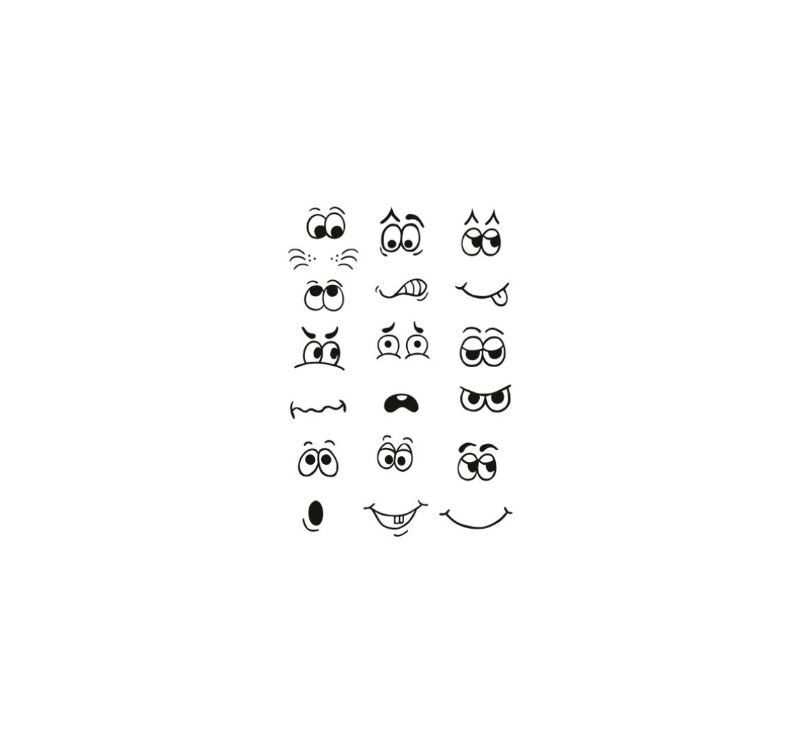 Clear Stamps "Gesichter"