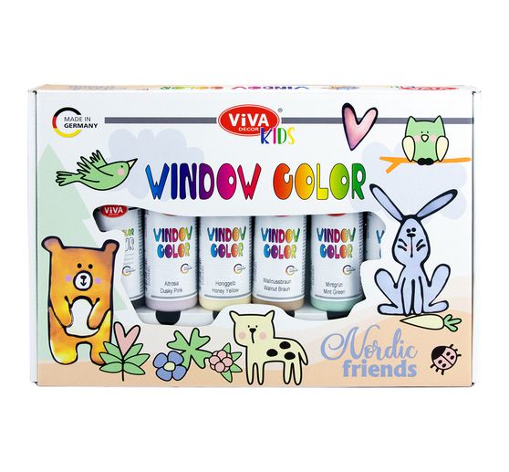 Viva KIDS Window Color-Set "Nordic Friends"