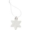 Christmas stars made of plastic Black