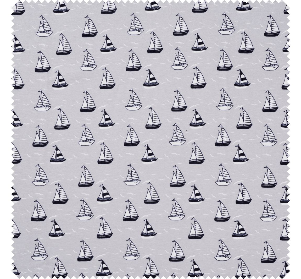 Jersey-Stoff "Segelschiffe"