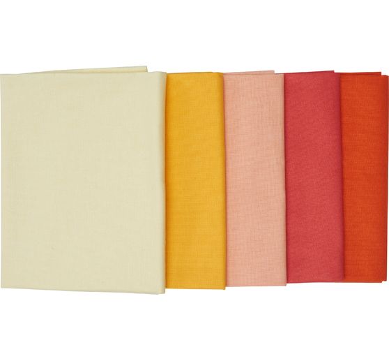 Stoffpaket Patchy Uni "Gelb-Orange"