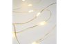 Micro LED light chain, with timer, gold colored wire, 10 LEDs