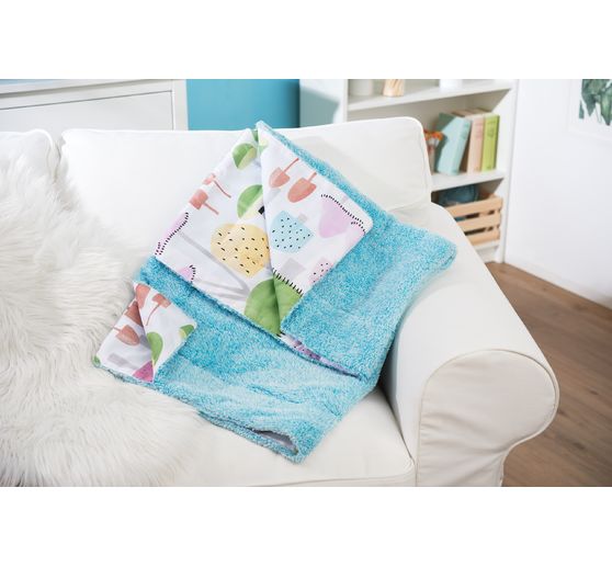 Fleece fabric "Plush Light Blue"