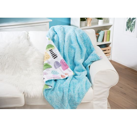 Fleece fabric "Plush Light Blue"