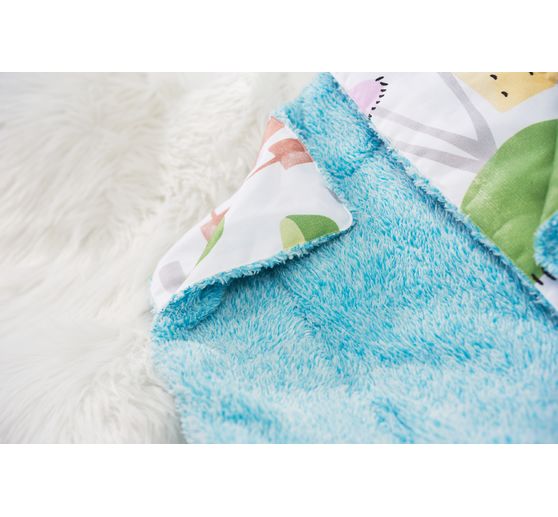 Fleece fabric "Plush Light Blue"