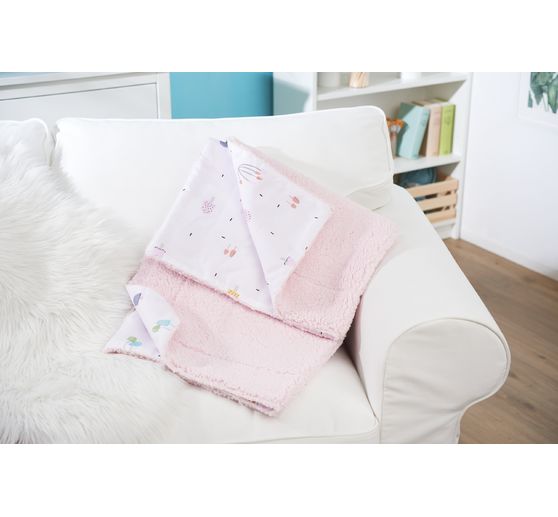 Fleece fabric "Lamb Rosé"