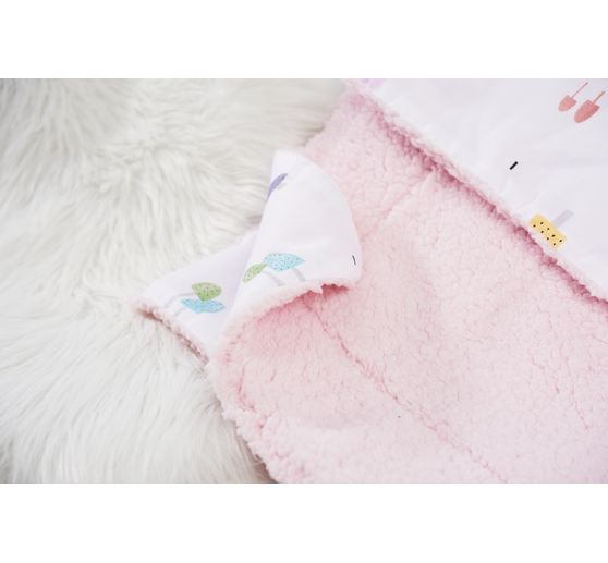 Fleece fabric "Lamb Rosé"