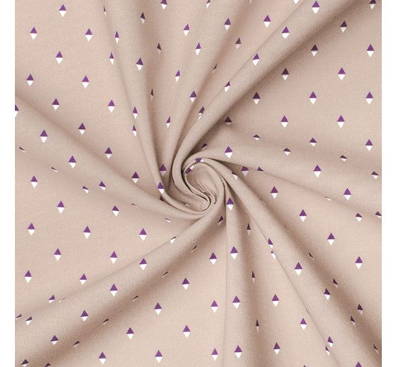 Baumwoll-Stoff "Brilliant" Rhombus