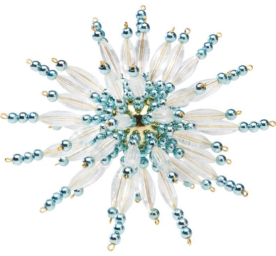 Perlenstern-Komplettset "Crystal Light Blue"