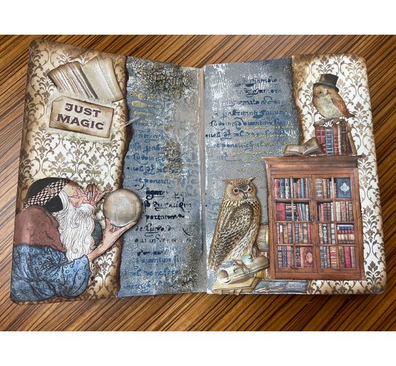 Scrapbook-Block "Vintage Library Backgrounds"
