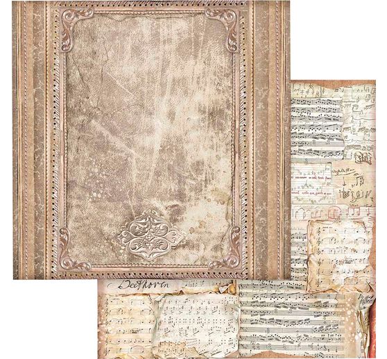 Scrapbook-Block "Vintage Library Backgrounds"