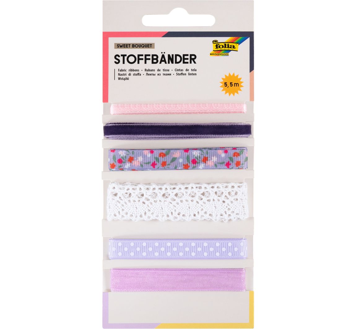 Stoffbänder-Mix "Sweet Bouquet"
