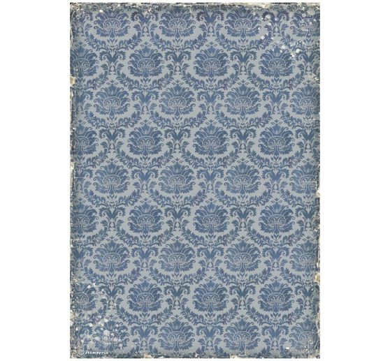 Motiv-Strohseide "Vintage Library Wallpaper"