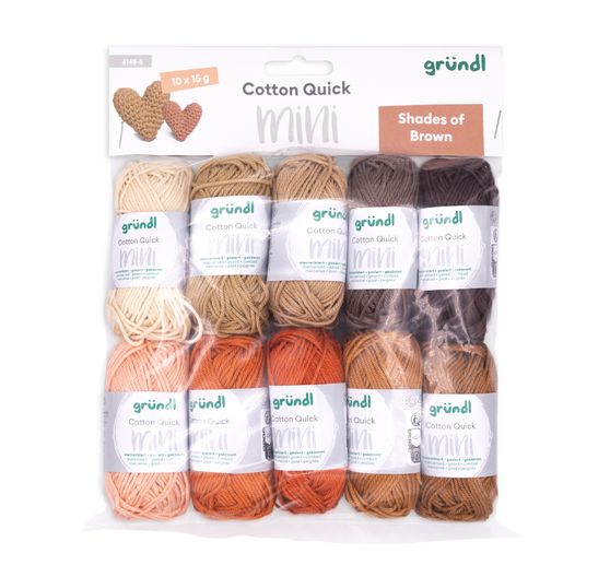 Gründl Cotton Quick Mini "Shades of Brown"