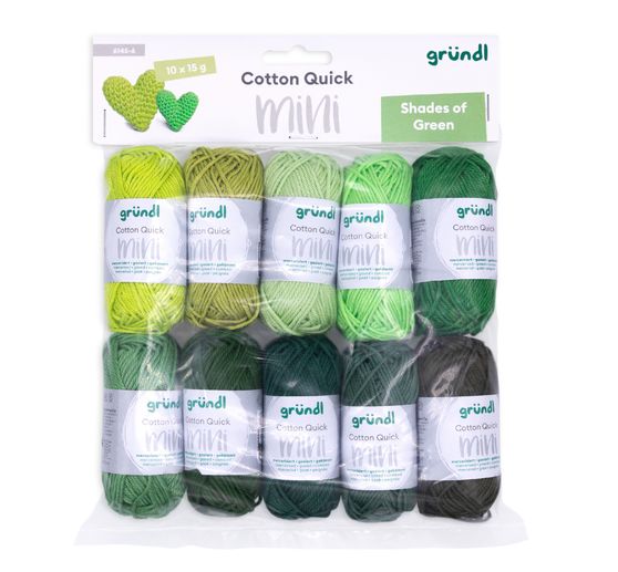 Gründl Cotton Quick Mini "Shades of Green"
