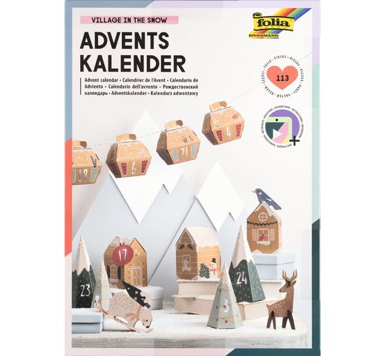 Adventskalender-Set "Snow Village"
