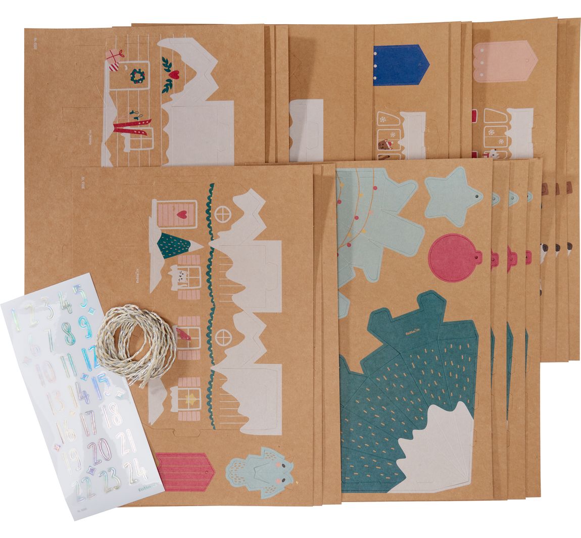 Adventskalender-Set Snow Village