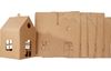 Kraft cardboard houses