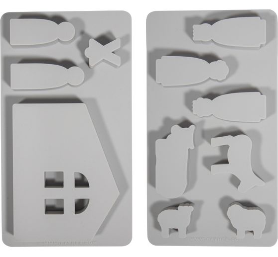 Silikon Gießform "Krippe"