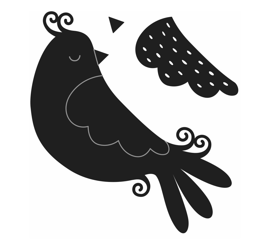 Stanzschablone "Snow Bird"