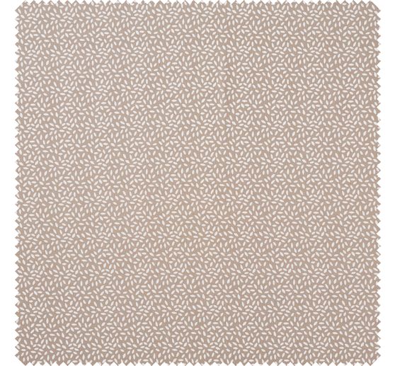 Cotton fabric "Drops Taupe"