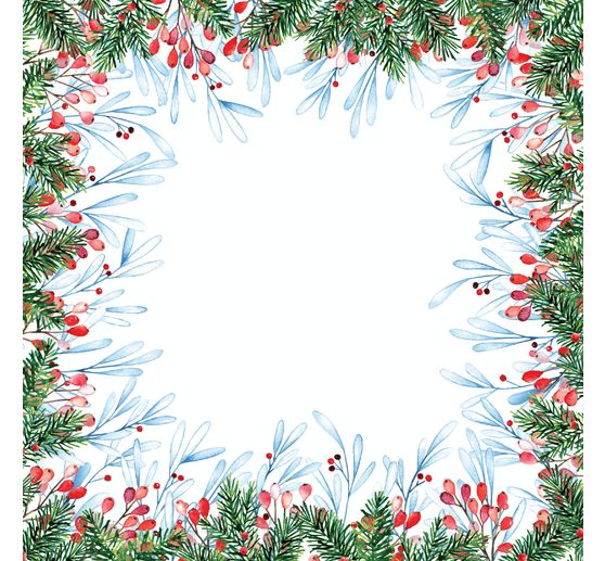 Scrapbook block "XMAS Berries"