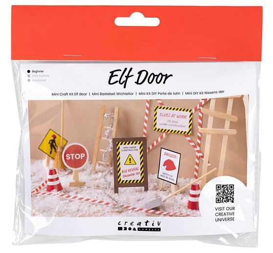 Mini Bastelset Wichteltür "Im Bau"