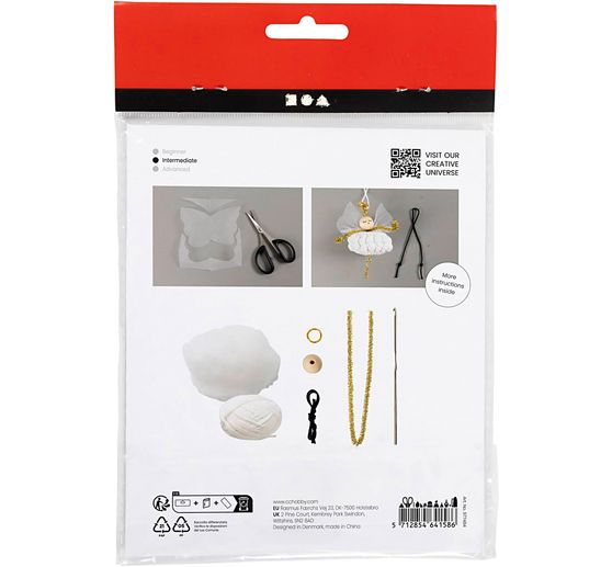 Mini Bastelset Häkeln "Engel"