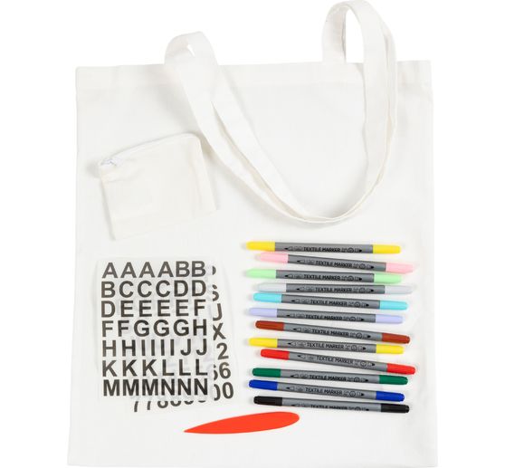 Kreativset Textildekoration "Taschen"
