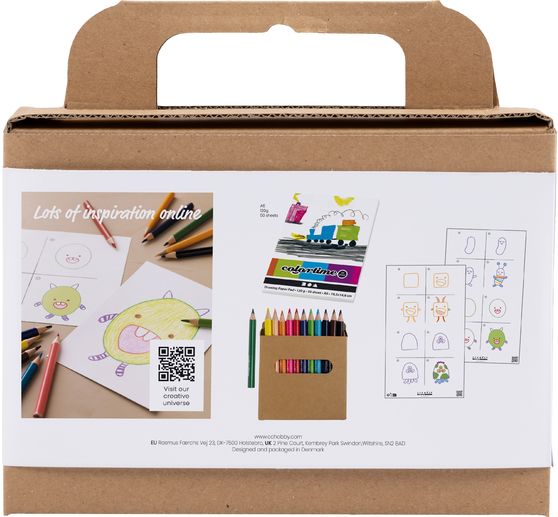 Mini Kreativset Zeichnen "Monster"