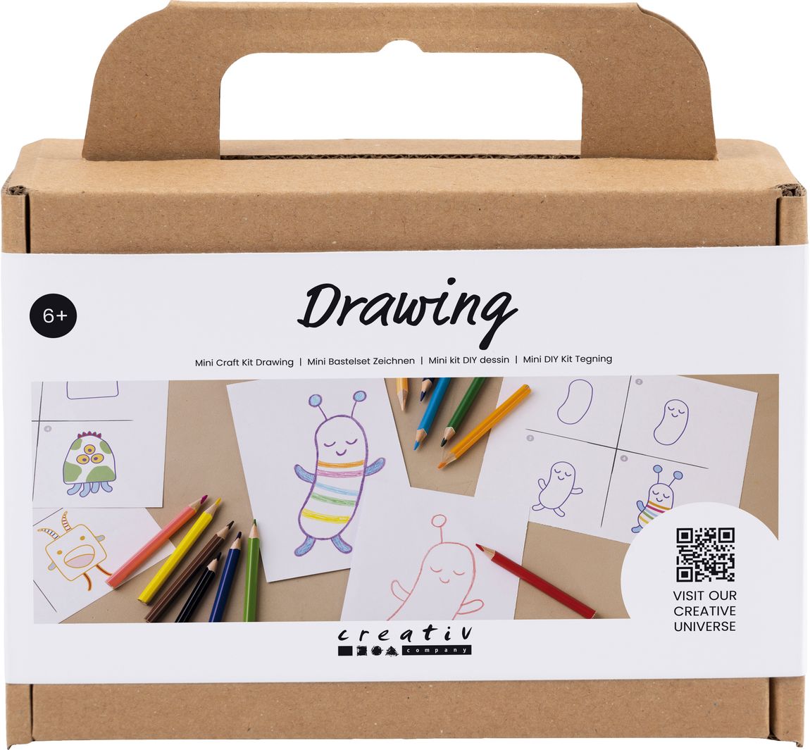 creativ company Mini Kreativset Zeichnen "Monster"
