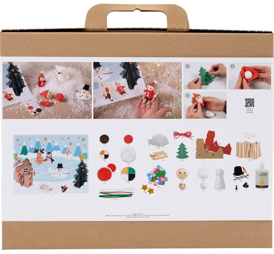 Kreativset Adventskalender "Modellieren - Wichtel"