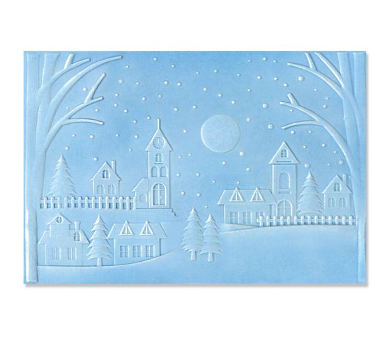 Sizzix 3D-Prägeschablone "Winter Village"