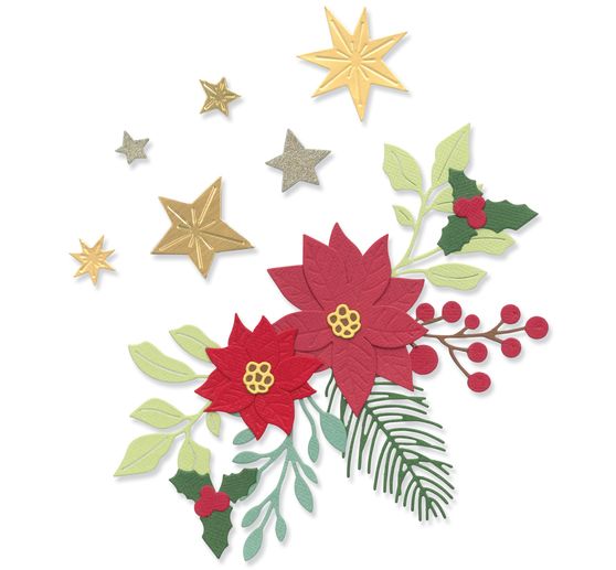 Sizzix Thinlits Stanzschablone "Festive Foliage"