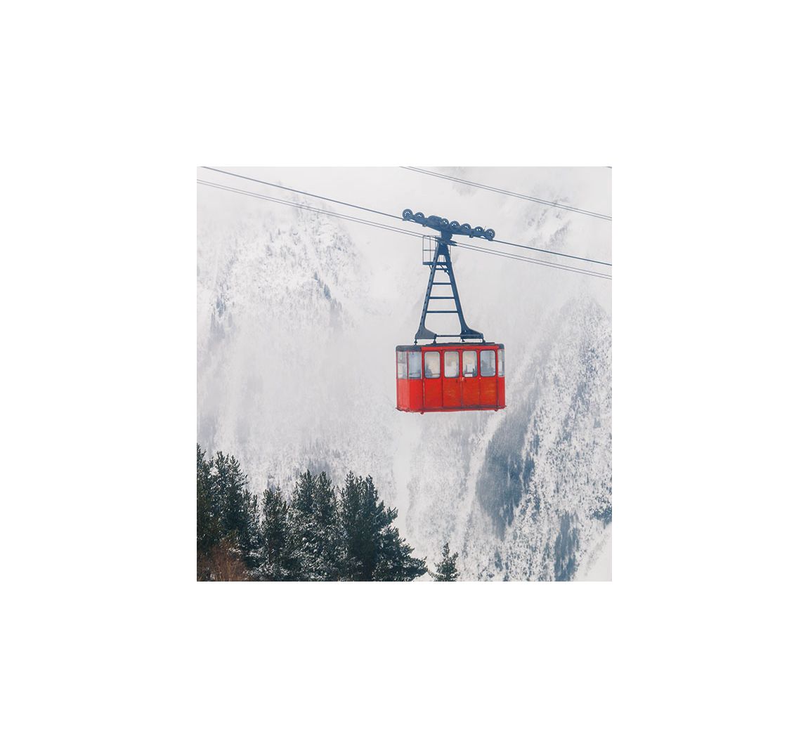 Serviette "Ski Gondel"
