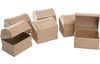 VBS Round lid chest, paper mache, 6 pieces