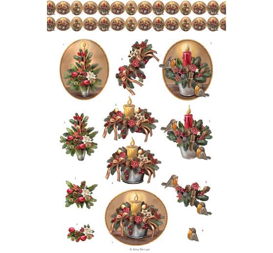 3D-Stanzbogenbuch "Christmas Scenes"