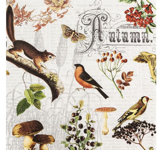 Napkin "Autumn Collage"