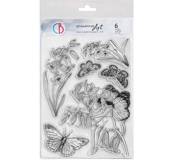 Silikonstempel "Enchanted Land", Fairy of Happiness