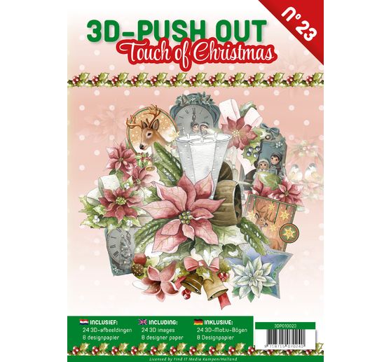 3D-Stanzbogenbuch "Touch of Christmas"