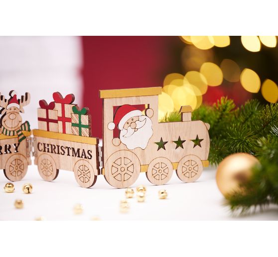 VBS Holz-Silhouette "Weihnachtszug"