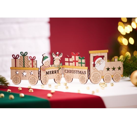 VBS Holz-Silhouette "Weihnachtszug"