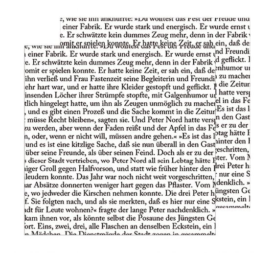 Faltblätter "Text und Noten"
