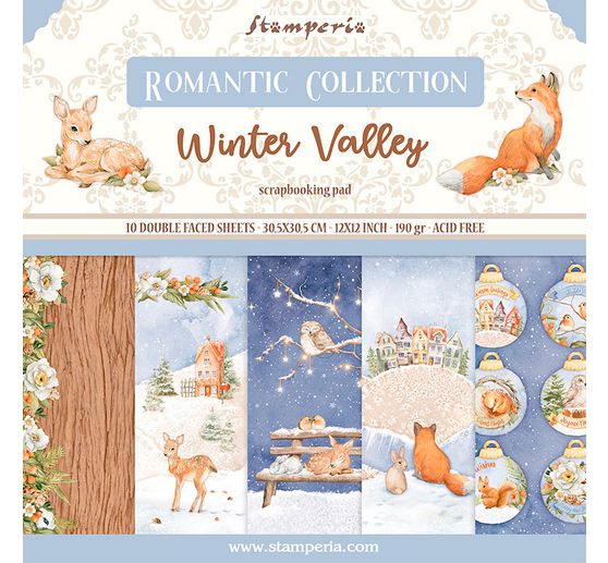 Scrapbook-Block "Winter Valley"