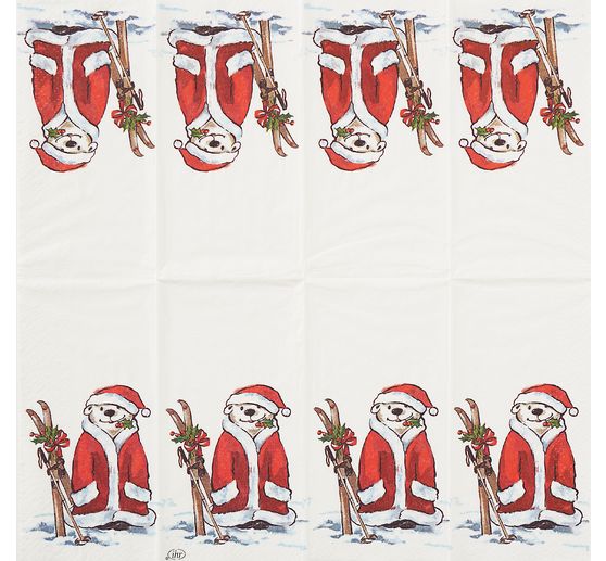 Papiertaschentücher "Eisbär Santa"