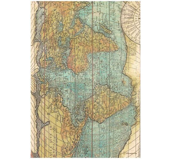 Motiv-Strohseiden Sortiment "Around the World", 6er-Set
