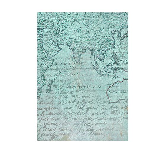 Motiv-Strohseide Backgrounds "Around the World", 8er-Set