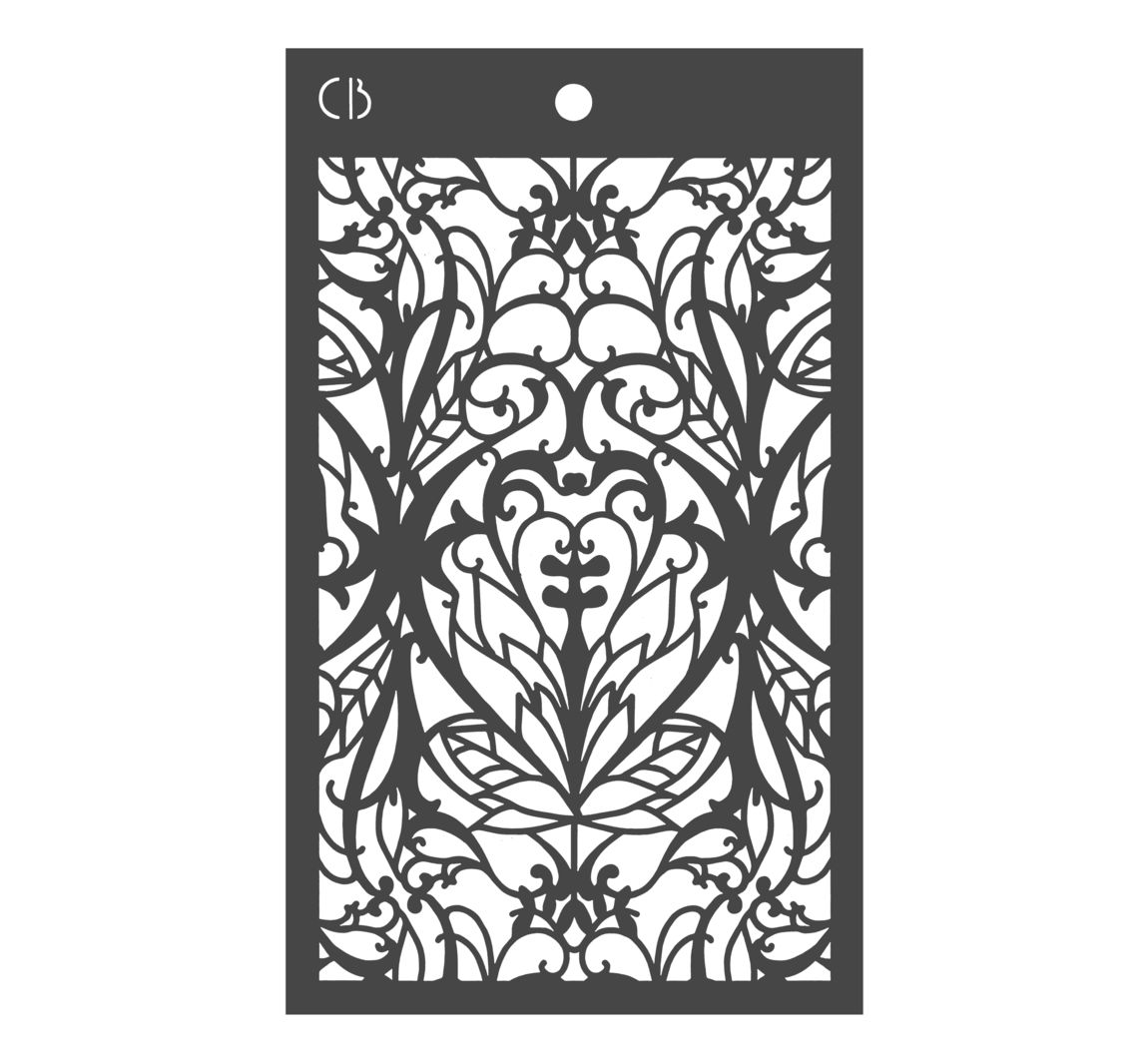 Schablone "Secret Garden"