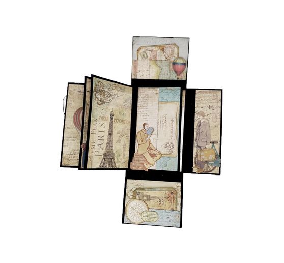 Scrapbook block "Around the World"