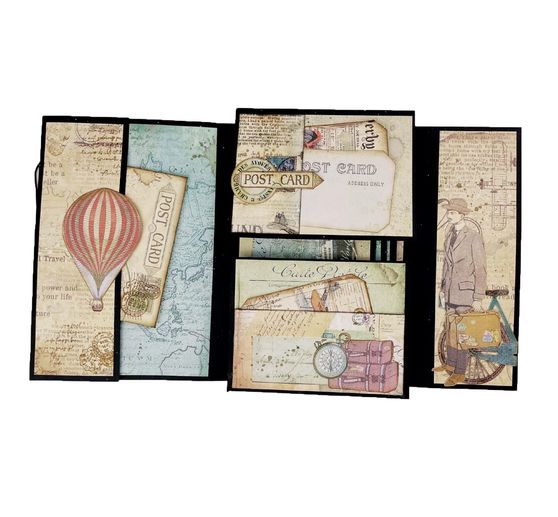 Scrapbook block "Around the World"